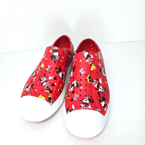 NAtive X Disney Minnie Mouse Red Jefferson Waterproof Slip ON Shoes - Picture 4 of 10